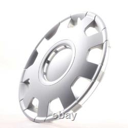 4 Hub Caps 14 Inch Wheel Trims Covers Alfa silber for Citroen Ford Lancia MINI R