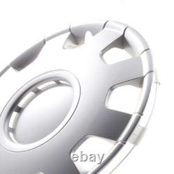 4 Hub Caps 14 Inch Wheel Trims Covers Alfa silber for Citroen Ford Lancia MINI R