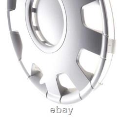 4 Hub Caps 14 Inch Wheel Trims Covers Alfa silber for Citroen Ford Lancia MINI R