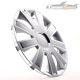 4 Hub Caps 14 Inch Wheel Trims Covers Flash Ii Silber / Grau For Citroen Ford La