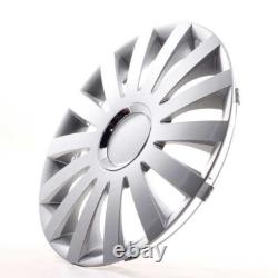 4 Hub Caps 14 Inch Wheel Trims Covers Sail Plus silber for Citroen Ford Lancia M