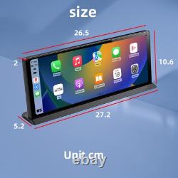 5K 11.3 Wireless CarPlay Android Auto Dash Cam Front Rear Parking Monitoring