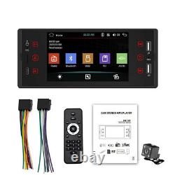 5in 1DIN Car MP5 Player Stereo Radio Bluetooth Touch Screen FM USB +Rear Camera