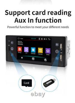 5in 1DIN Car MP5 Player Stereo Radio Bluetooth Touch Screen FM USB +Rear Camera