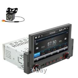6.2in 1 DIN Car Stereo Radio Bluetooth CarPlay Player FM GPS Wifi USB WithCamera