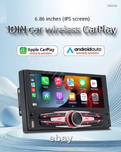 6.86in Car Wireless CarPlay Android Auto Radio Bluetooth Handsfree MP5 Player