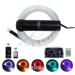 6W RGBW Twinkle BT APP RF Control Fiber Optic Star Meteor Light Starry Sky Lamp