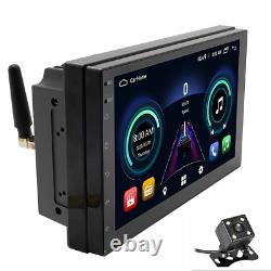 7 Double 2DIN Car Radio Stereo HD Touch Screen USB MP5 Player GPS Nav &Camera