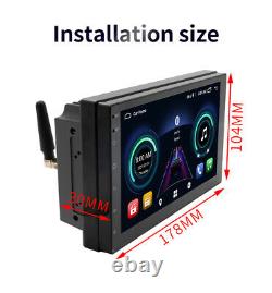 7 Double 2DIN Car Radio Stereo HD Touch Screen USB MP5 Player GPS Nav &Camera