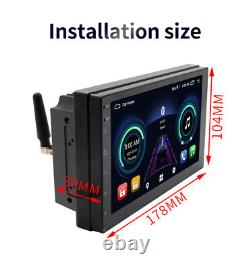 7 Double 2Din Car Stereo GPS Nav Radio MP5 Player Android 10.1 +Rear Camera