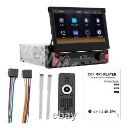 7IN 1Din Car Stereo Radio Flip Out For Apple Carplay FM Player AUX USB Bluetooth