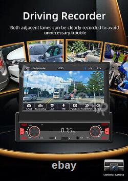 7IN 1Din Car Stereo Radio Flip Out For Apple Carplay FM Player AUX USB Bluetooth