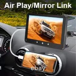 7In Car Radio Portable Stereo Wireless Carplay Android Auto WithCamera&Microphone