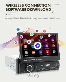 7in 1Din Car Stereo Radio Recorder GPS Bluetooth CarPlay MP5 Player Touch Screen