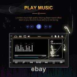 7in 2 Din Touch Screen Car Stereo Radio Player BT USB Android/IOS Mirror Link