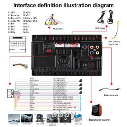 7in 2 Din Touch Screen Car Stereo Radio Player BT USB Android/IOS Mirror Link