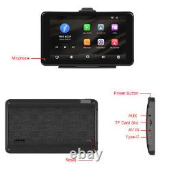 7in Car Radio Video Wireless Carplay Android Touch Screen Player LED Rear Camera