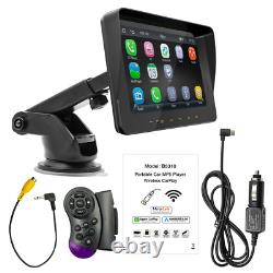 7in Car Stereo FM Radio Wireless Apple CarPlay Android Auto Portable Head Unit