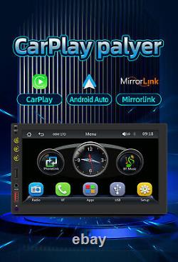 7in Double 2Din Radio Car Stereo Apple Carplay Android MP5 Player Bluetooth