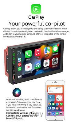 7in Double 2Din Radio Car Stereo Apple Carplay Android MP5 Player Bluetooth