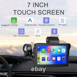 7in For Apple CarPlay Car Radio Stereo MP5 Player DVR Recorder Clock Portable