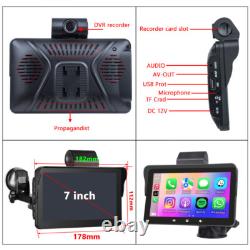 7in For Apple CarPlay Car Radio Stereo MP5 Player DVR Recorder Clock Portable