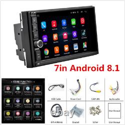 7inch 2 Din Android 8.1 Car Stereo MP5 Player GPS NAVI FM Radio Quad Core 1+16GB