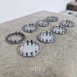 8 NOS FORD ESCORT CORTINA CAPRI CONSUL GRANADA RS ROSTYLE WHEEL CAPS Mk1 Mk2 Mk3