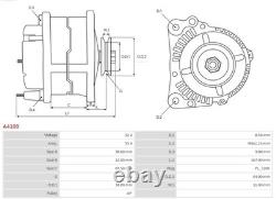 AS-PL A4108 Alternator for AUDI, AUSTIN, DAF, FORD, LAND ROVER, MERCEDES-BENZ, MG