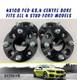 Alloy Wheel Spacers 15mm 20mm For Ford B Max Escort Black Hub Centric 4x108 63.4