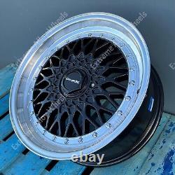 Alloy Wheels 15 RS For Ford B Max Cortina Courier Ecosport 4x108 Black