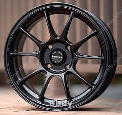 Alloy Wheels 15 SR-9 For Ford B Max Cortina Courier Ecosport 4x108 Black