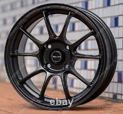 Alloy Wheels 15 SR-9 For Ford B Max Cortina Courier Ecosport 4x108 Black