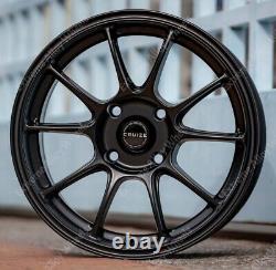 Alloy Wheels 15 SR-9 For Ford B Max Cortina Courier Ecosport 4x108 Black