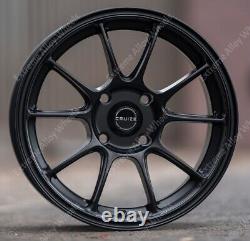 Alloy Wheels 15 SR-9 For Ford B Max Cortina Courier Ecosport 4x108 Black