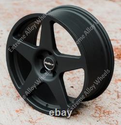 Alloy Wheels 17 Five For Ford B Max Cortina Courier Ecosport 4x108 Black