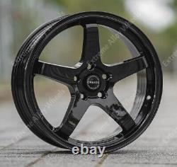 Alloy Wheels 18 GTR For Ford B Max Cortina Courier Ecosport 4x108 Black