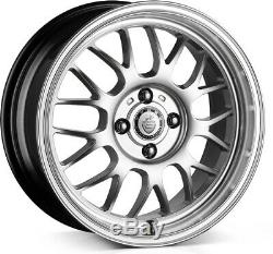 Alloy Wheels (4) 6.5x15 Cades Eros Silver 4x108 et35