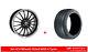 Alloy Wheels & Tyres 7.0x17 Team Dynamics Jet Black/red + 2054017 Economy Tyres
