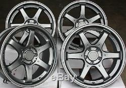 Alloy Wheels X 4 15 Gm Ms006 Fits Ford B Max Escort Focus + 195/50/15 Tyres