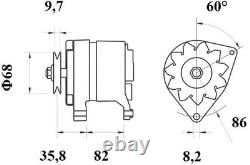 Alternator Fits Ford Capri Consul Cortina Cortina Coach Escort Orion MAHLE MG236