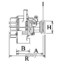 Alternator Fits Ford Escort 1100/1300. Ford Escort Mk II 1.1/1.3. Ford Trans