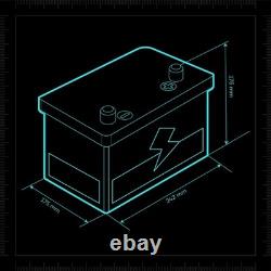 Audura AU-IBA10011 075 Car Battery 12V 60Ah 500cca L242 W175 H175 0/1 B13 3 Year