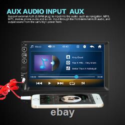 Bluetooth Car Radio Stereo MP5 Player 7in 1DIN FM USB TF Touch Screen With/ Camera