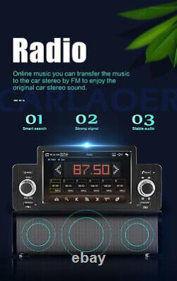 Bluetooth Car Stereo Radio MP5 Player 5in 1DIN Touch Screen FM USB RCA + Camera