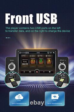 Bluetooth Car Stereo Radio MP5 Player 5in 1DIN Touch Screen FM USB RCA + Camera