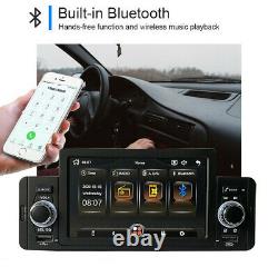 Bluetooth Car Stereo Radio MP5 Player 5in 1DIN Touch Screen FM USB RCA + Camera