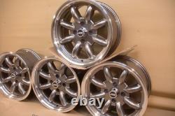 Capri Escort Cortina Ford 7x15 Deep Dish Alloy Wheel Set Jbw Minilight Style