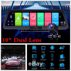 Car Console 10 Android 4G WIFI Car DVR Camera GPS ADAS +Rear Camera Dash Camera