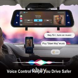 Car DVR Touch Screen Dash Cam Rearview Mirror Camera Video Recorder Night Vision